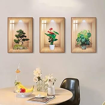 Wooden Bloom Stickers (3-Pack)