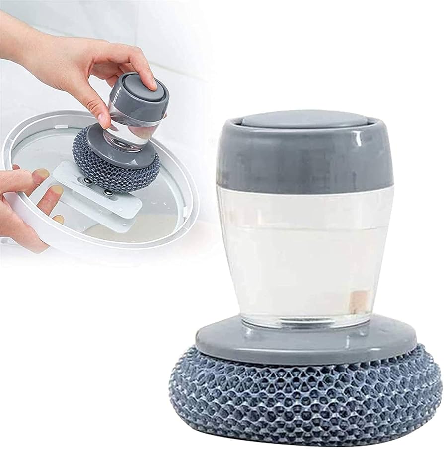 Dish Scrub Brush (Gray)