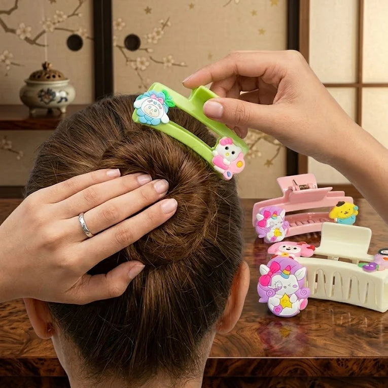1Pcs Character Hair Clip, Health and Beauty