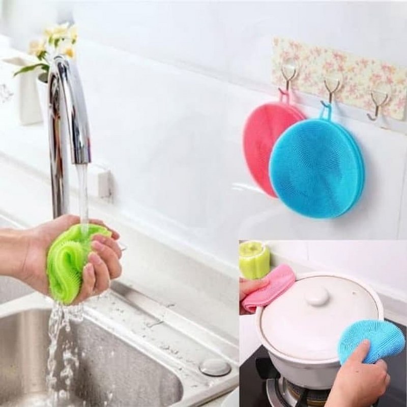 3Pcs Silicone Cleaning Pads