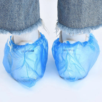 10Pcs Disposable Waterproof Shoe Covers Quick Wear & Remove