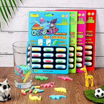 12Pack Water Surprise Growing Animal Toys, Babies and Toys 