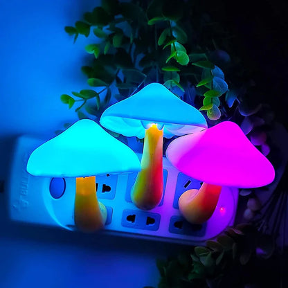 LED Sensor Night Light Mushroom Lamp