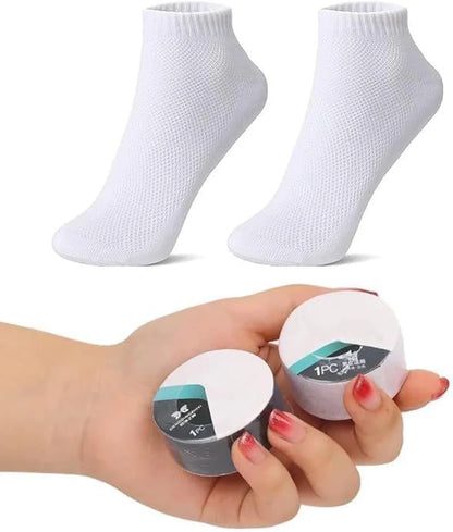 1Pair Compressed Short Socks, Home and Living 