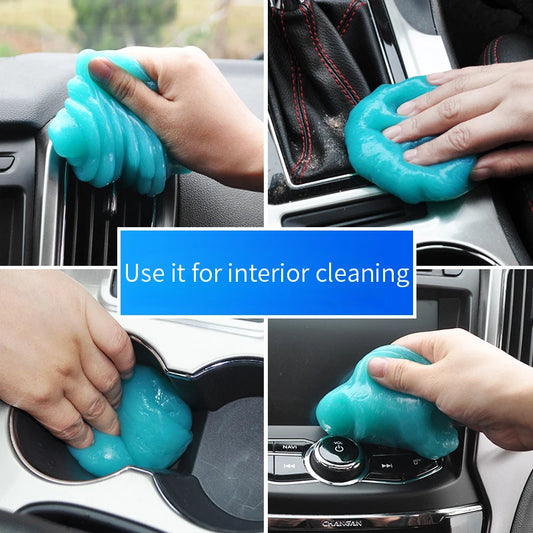 Car Cleaning Gel Universal Dust Cleaning Slime for Car Home and Office Dust Cleaner