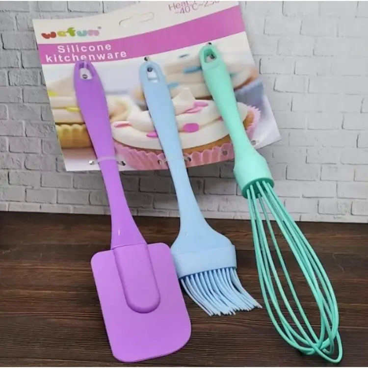 Silicone 3 Pcs Baking Tools Set.