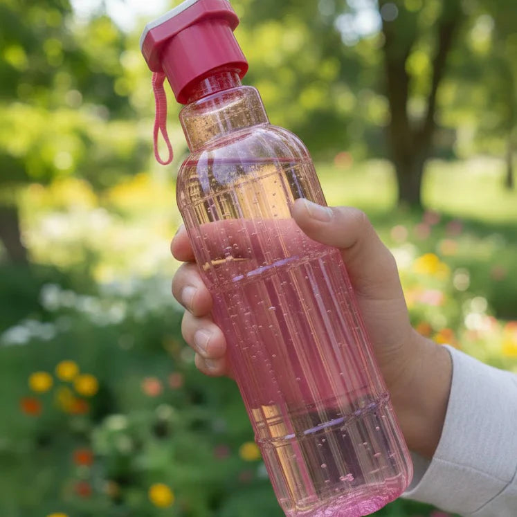 2Pcs Eco Friendly Reusable Plastic Bottles