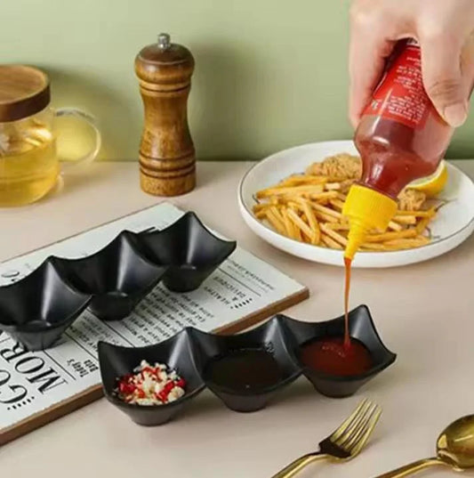 3 Sauce Dipping Bowls Set
