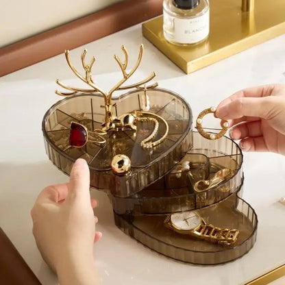 3 Layer Deer Jewelry Box