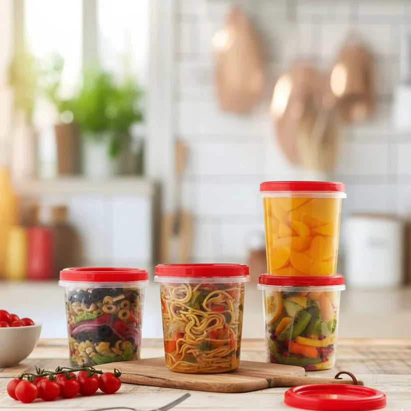 Set Of 3 400ml Kitchen Pantry Storage Containers