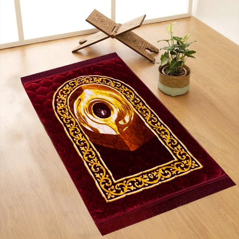 Premium Quality Velvet Quilted Foam Prayer Mat