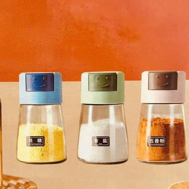 4Pcs Oil & Spice Set (Orange), Kitchen Accessories 