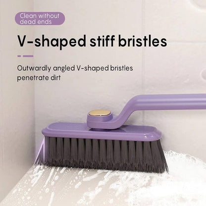 Rotating V Shaped Hard Bristle Cleaning Brush