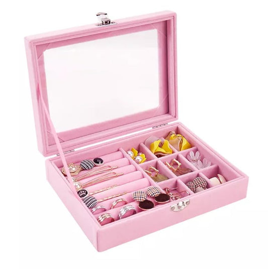 Glass-Top Jewelry Box