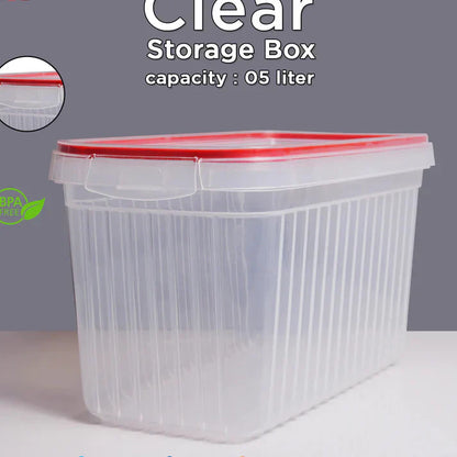 5Ltr Clear Storage Box