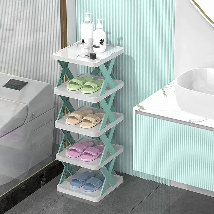 5 Layer Plastic Shoe Rack