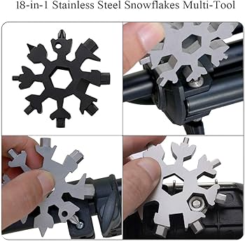 Snowflake Multi-Tool Screwdriver, Stainless Steel