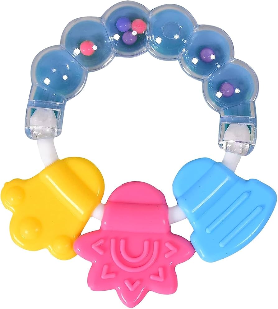 1 Pcs Round Silicone Teether