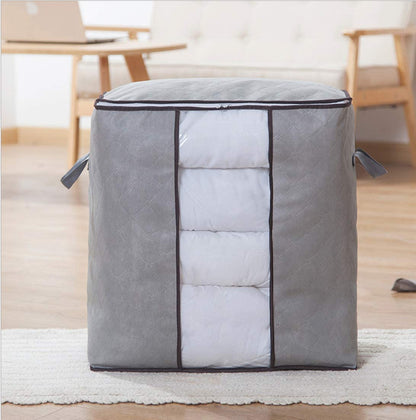 5Pcs Grey Bamboo Storage Bag