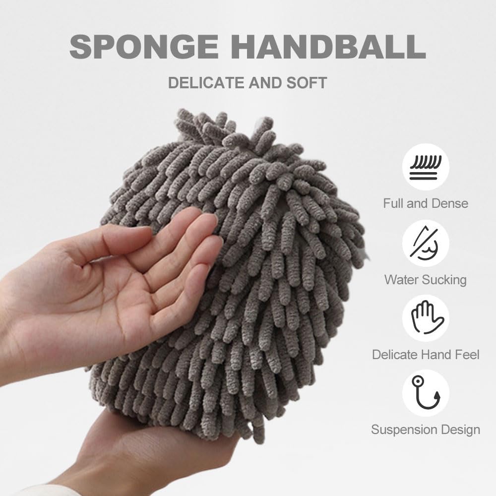 Quick Clean Microfiber Sponge Ball