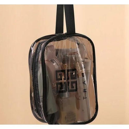 Clear Top Zipper Makeup Case