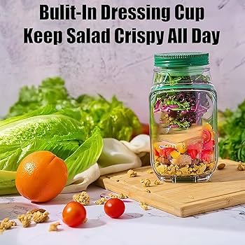 Strong & Durable Leakproof Salad Storage Box For Snacks & Lunch