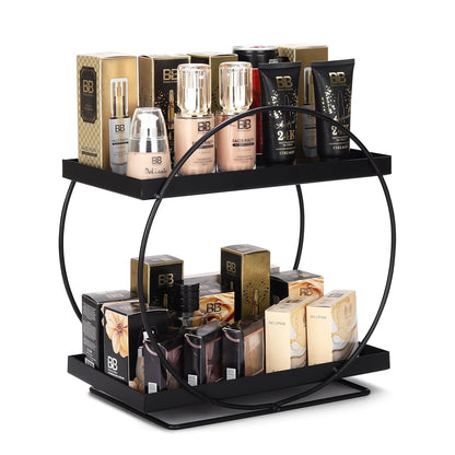 Modern Round Metal Tiered Stand