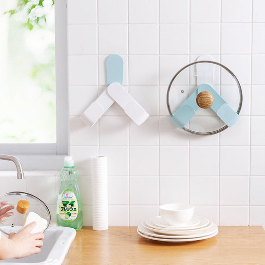 Rotating Wall-Mounted Lid Organizer