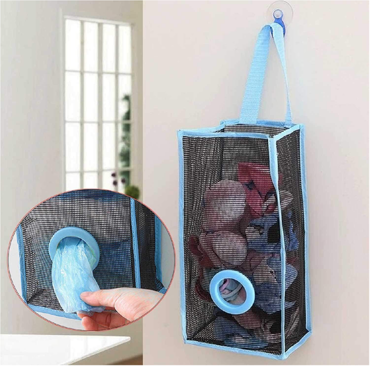 4 Pcs Multi-Purpose Hanging Shopper Dispenser Holder & Organizer Bag