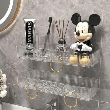 Transparent Corner Storage Rack For Wall Mount