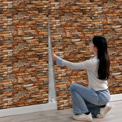 Brown Brick Sheet, Home and Wall Decor