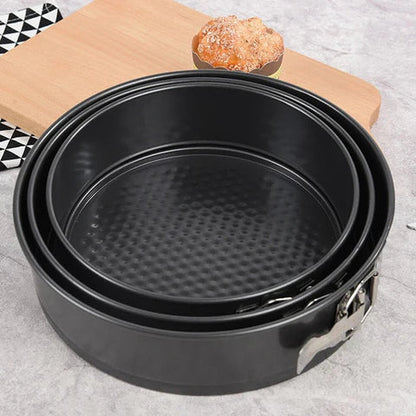 Pack Of 3 Non-Stick Round Cake Pan Set