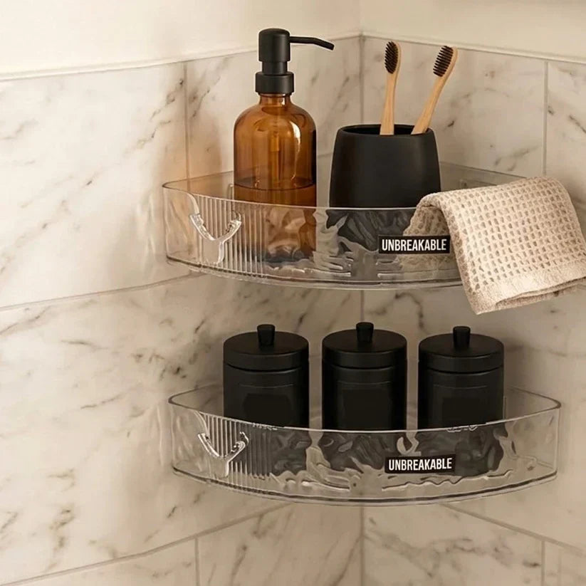 Clear Acrylic Aqua Storage Organizer Rack