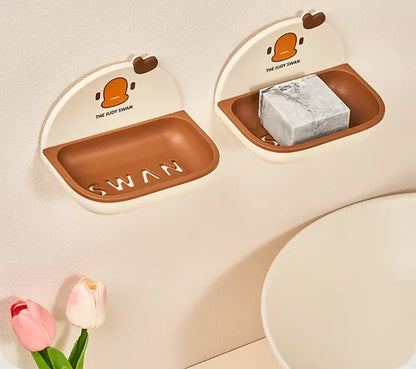 No Drill Self Adhesive Soap Holder (Swan Style)