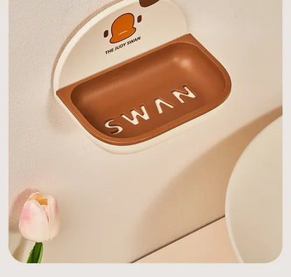 No Drill Self Adhesive Soap Holder (Swan Style)