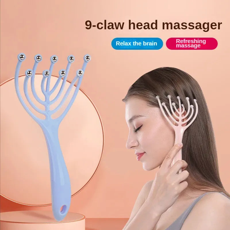 Flexible Wire Head Massager For Relaxing Sleep