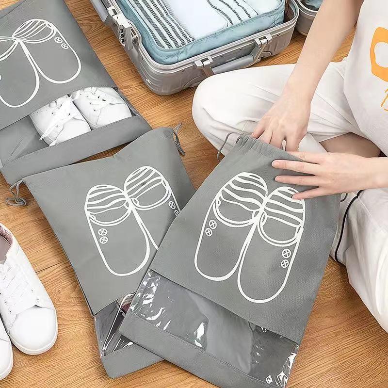 Set of 5 Portable Shoe Storage Bags for Travel