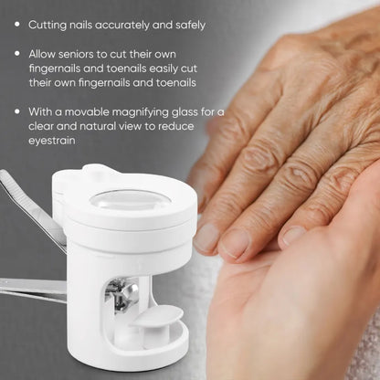 Handheld Nail Clipper with Integrated LED Light