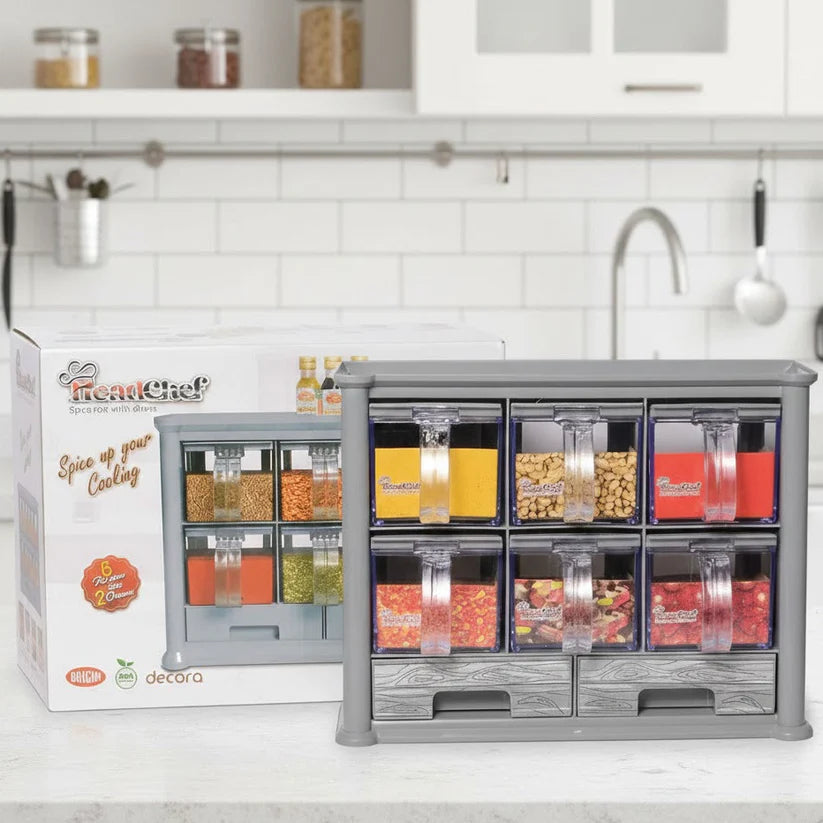Master Chef Multi Drawer Spice Organizer, Kitchen Accessories 