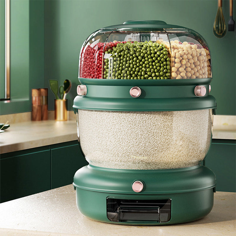 360? Rotating Dry Food Storage Organizer