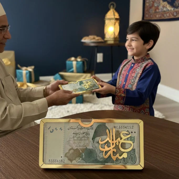 Premium Clear Acrylic Islamic Gift Eidi Case