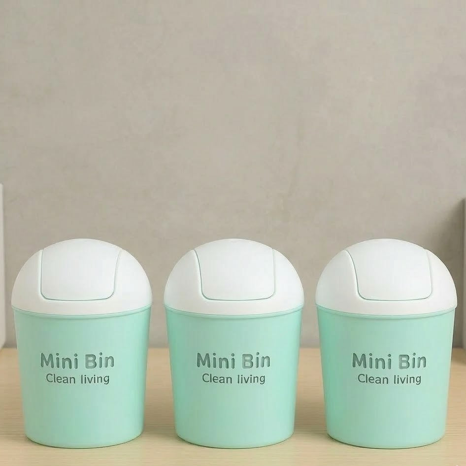 Mini Plastic Trash Bin For Home & Living 