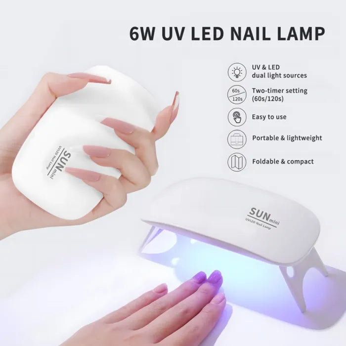 Mini Portable Nail Lamp UV LED Gel Dryer