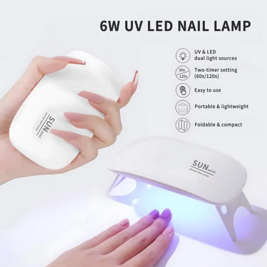 Mini Portable Nail Lamp UV LED Gel Dryer