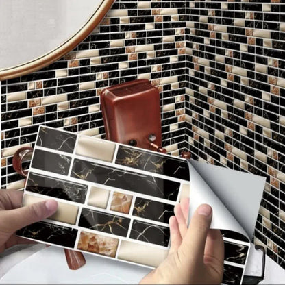 Moroccan Tile Stickers – 24 PCS | Removable & Durable (7X4.5 Inch)