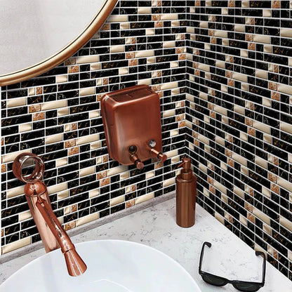 New 24Pcs Brick Tile Stickers