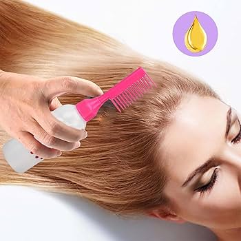 Oil Bottle With Comb, Health and Beauty