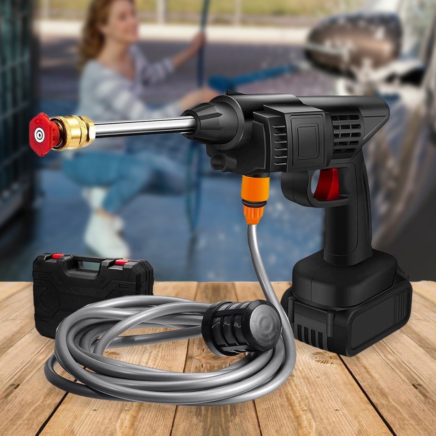 Portable Electric Rechargeable Car Wash Tool