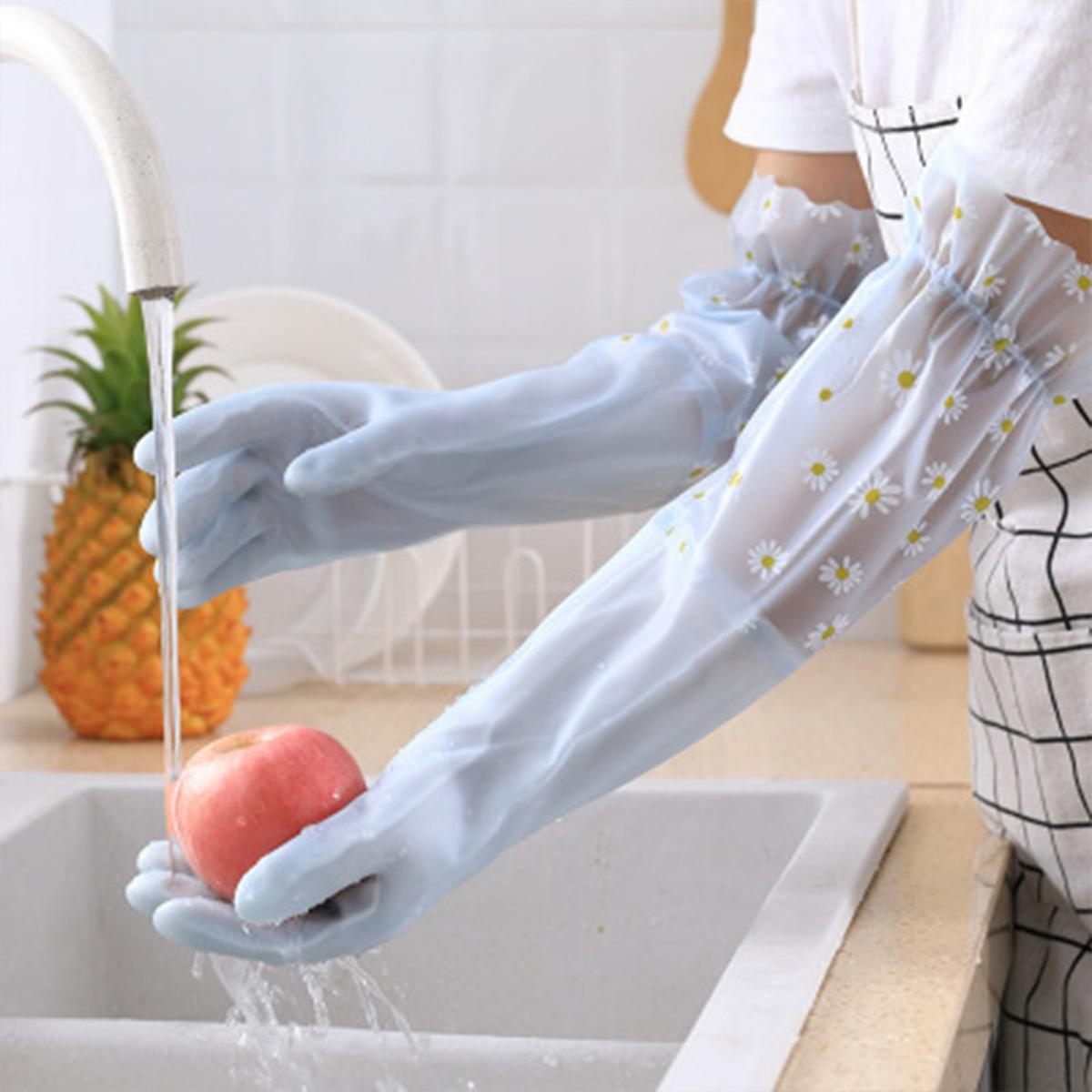 Reusable Heavy Duty Silicone Cleaning Gloves
