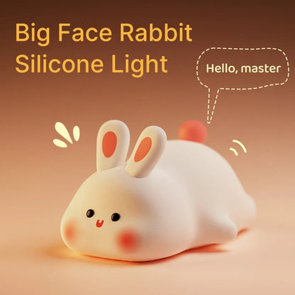 Soft Touch Silicone Rabbit Lamp